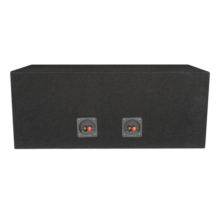 SoundBox E Series Dual 15" Vented Side Port Subwoofer Enclosure, Square