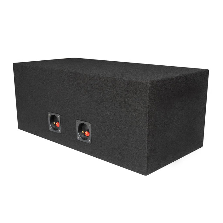 SoundBox E Series Dual 15" Vented Side Port Subwoofer Enclosure, Square
