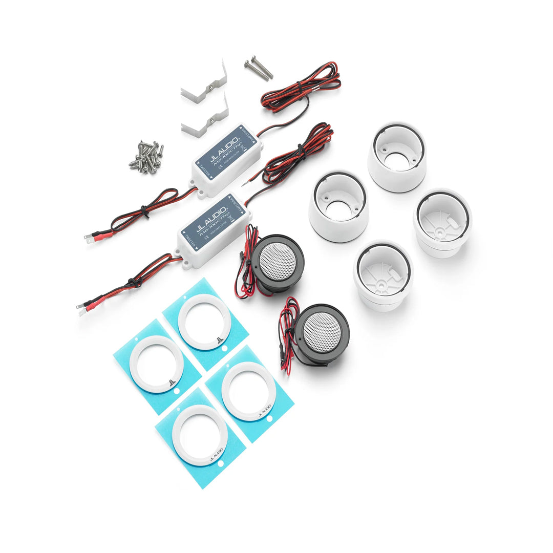 JL Audio M6-100CT-C/S-3Gw, M6 1" Marine Tweeter (Gloss White)