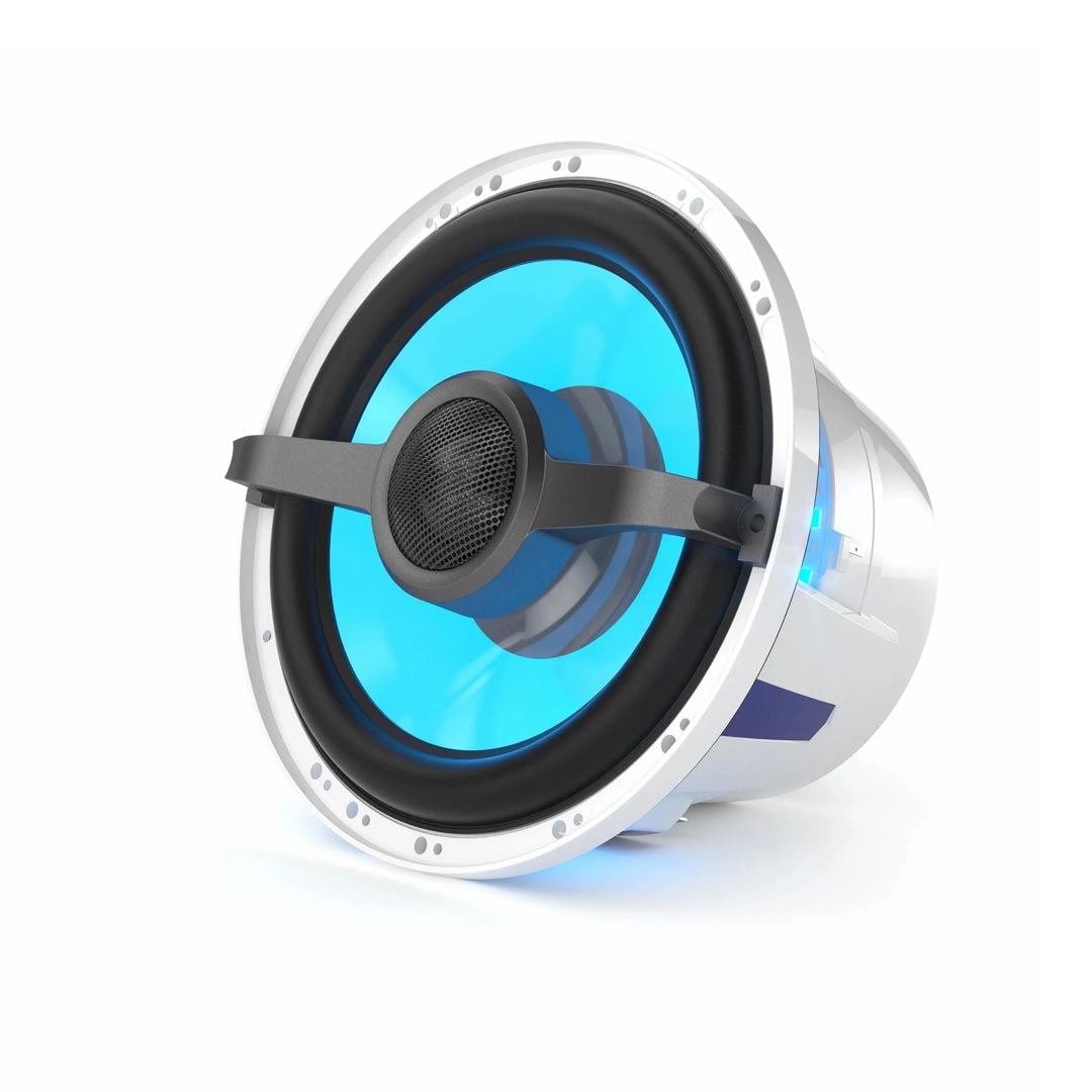 JL Audio M6-880XC-S-i, M6 8.8" 2-Way Marine Coaxial Speaker Core - LED Lighting, Single