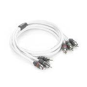 JL Audio XMD-WHTAIC3-6, 1 Channel Marine Audio Interconnect RCA, 6 Ft.