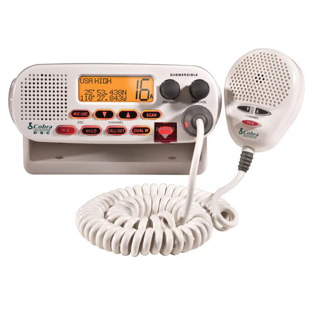 Cobra MR F45-D, MR F45-D Fix VHF Radio, Class-D Dsc, Wht