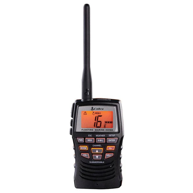 Cobra MRHH150FLT, MRHH150FLT Marine Handheld VHF USA