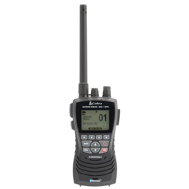 Cobra MRHH600FLTGPSBT, MRHH600FLTGPSBT HH FLT VHF, 6W, DSC/GPS, Bluetooth®