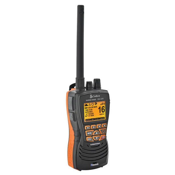 Cobra MRHH600FLTGPSBT, MRHH600FLTGPSBT HH FLT VHF, 6W, DSC/GPS, Bluetooth®