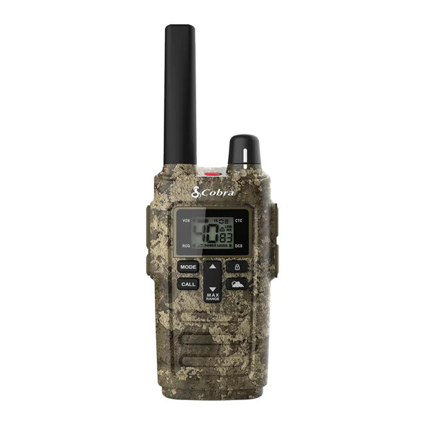 Cobra RX380TTC, 32-Mile, Rugged Two-Way Radio, Truetimber Strata, 2 Pack