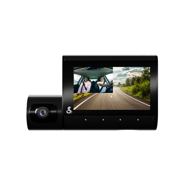 Cobra SC220C, QHD Dual-View Dash Camera w/ GPS, Wi-Fi®, and Bluetooth® Built-in Interior-View Cam