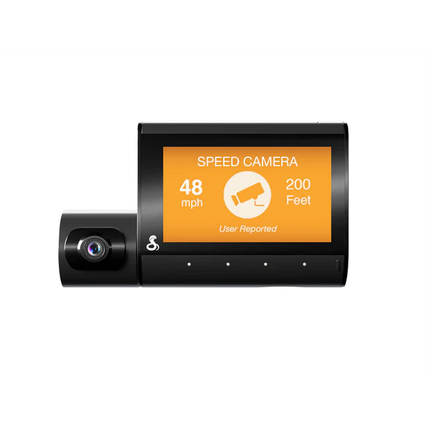 Cobra SC220C, QHD Dual-View Dash Camera w/ GPS, Wi-Fi®, and Bluetooth® Built-in Interior-View Cam