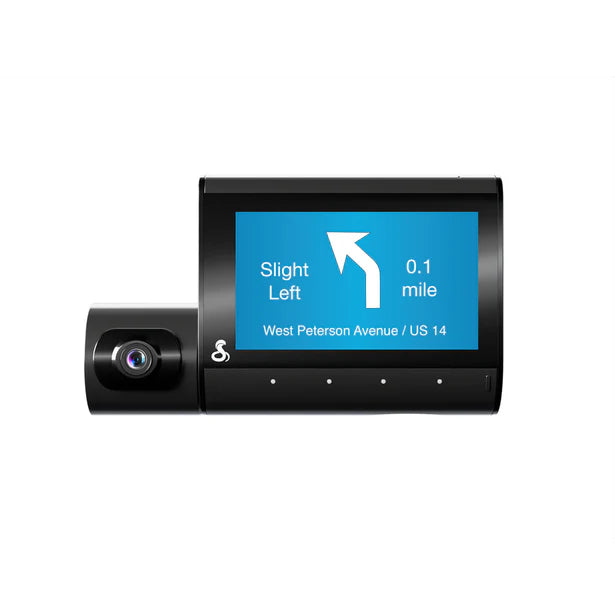 Cobra SC220C, QHD Dual-View Dash Camera w/ GPS, Wi-Fi®, and Bluetooth® Built-in Interior-View Cam