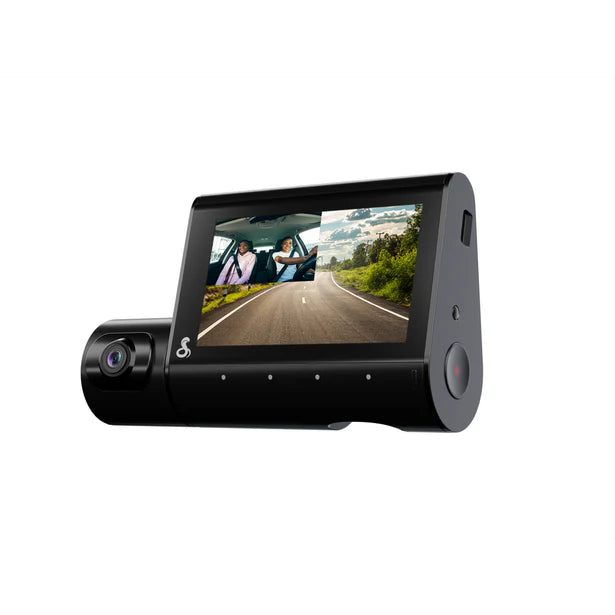 Cobra SC220C, QHD Dual-View Dash Camera w/ GPS, Wi-Fi®, and Bluetooth® Built-in Interior-View Cam