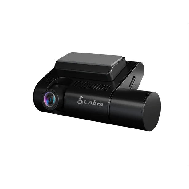 Cobra SC220C, QHD Dual-View Dash Camera w/ GPS, Wi-Fi®, and Bluetooth® Built-in Interior-View Cam