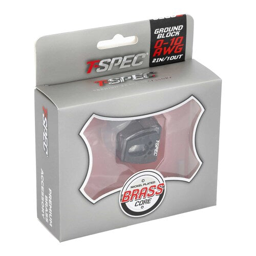 T-Spec V-DIST-GND, Ground/Dist Block 2way