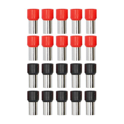 T-Spec V0GA-FERR, (20)Ferrule 0ga Red/Black
