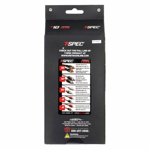 T-Spec V10R174, RCA 4ch 17'