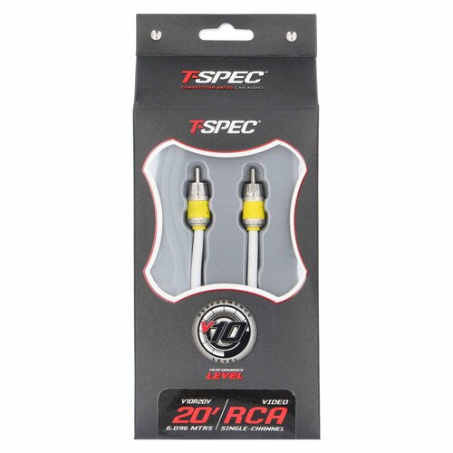 T-Spec V10R20V, RCA 20' 75ohm Video Cable