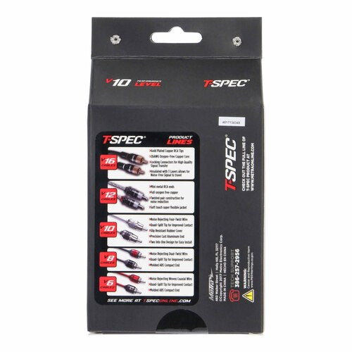 T-Spec V10R3V, RCA 3' 75ohm Video Cable