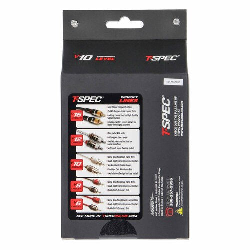 T-Spec V10RY2, RCA Y 1M/2F