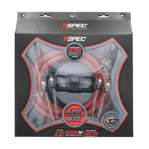 T-Spec V12-AK1, Amp Kit 0ga RCA