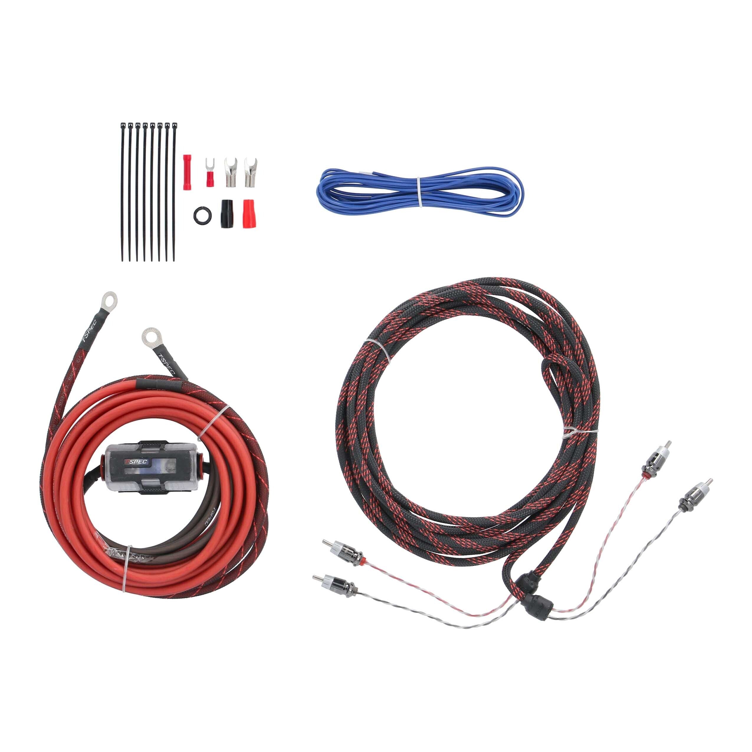 T-Spec V12-AK8, Amp Kit 8ga RCA