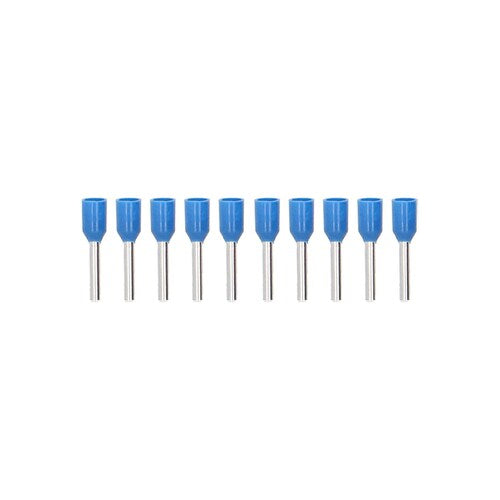 T-Spec V1618BL-FERR, (10)Ferrule 16/18ga Blue