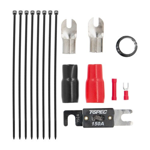 T-Spec V6-RAK1-0, Amp Kit 0ga RCA CCA