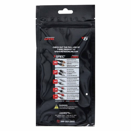 T-Spec V6RCA-BFN, RCA Barrel Adaptor F-F Nickle