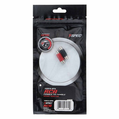 T-Spec V6RCA-BFN, RCA Barrel Adaptor F-F Nickle