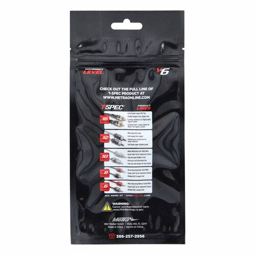 T-Spec V6RCA-BMN, RCA Barrel Adaptor M-M Nickle