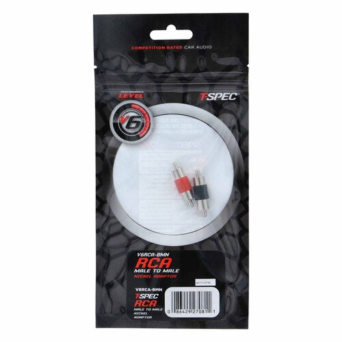 T-Spec V6RCA-BMN, RCA Barrel Adaptor M-M Nickle