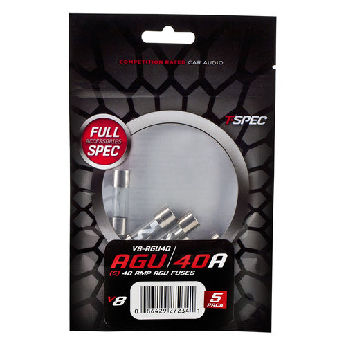 T-Spec V8-AGU40, (5)Fuse AGU 40 Amp