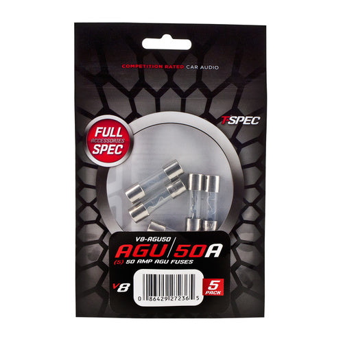 T-Spec V8-AGU50, (5)Fuse AGU 50 Amp