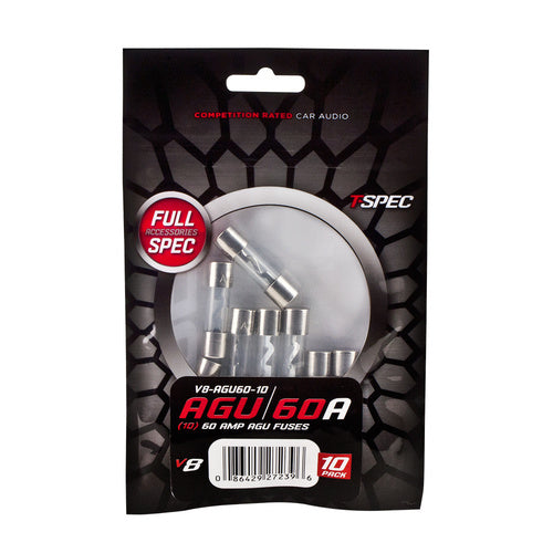 T-Spec V8-AGU60-10, (10)Fuse AGU 60 Amp