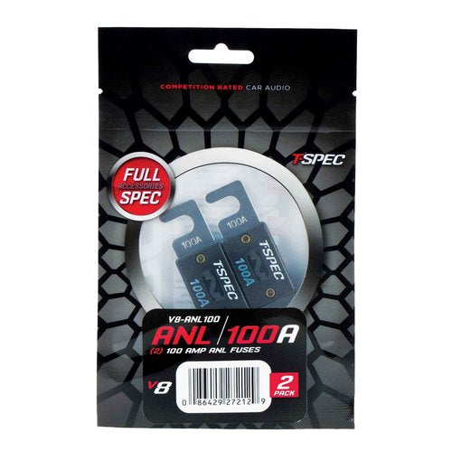 T-Spec V8-ANL100, (2)Fuse ANL 100 Amp