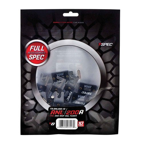T-Spec V8-ANL200-10, (10)Fuse ANL 200 Amp