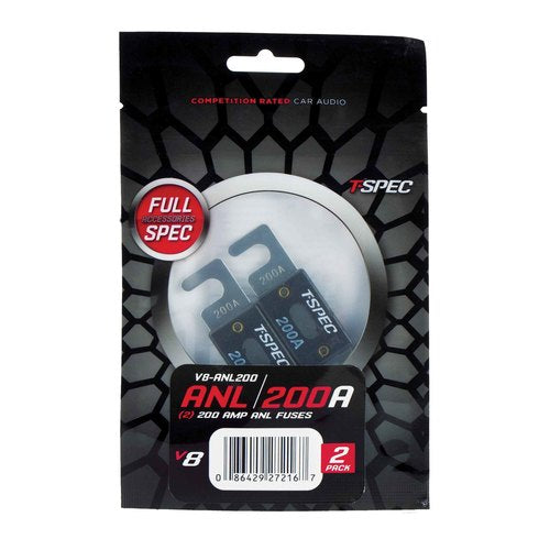 T-Spec V8-ANL200, (2)Fuse ANL 200 Amp