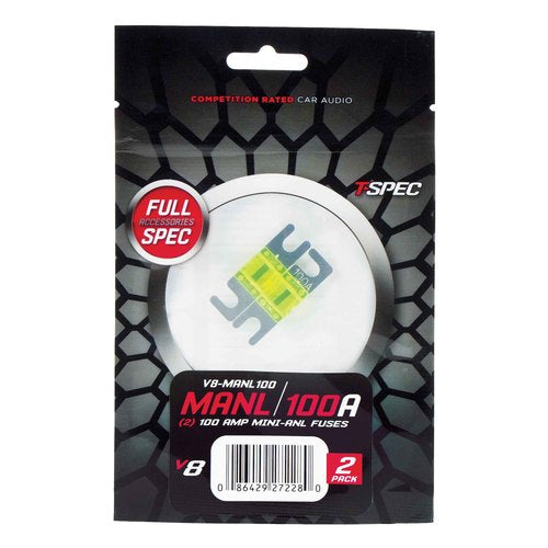 T-Spec V8-MANL100, (2)Fuse MANL 100 Amp