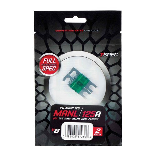 T-Spec V8-MANL125, (2)Fuse MANL 125 Amp