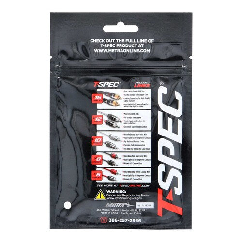 T-Spec V8-RTN18, (5)Ring Term 8ga 5/16"
