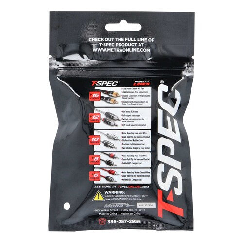 T-Spec V8-RTN3, (5)Ring Term 1/0ga 3/8"