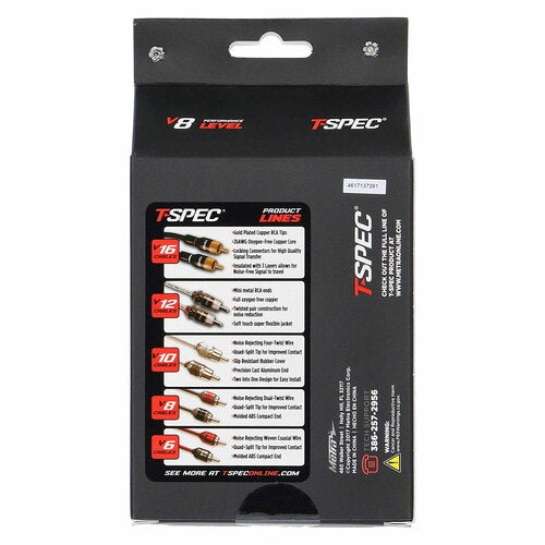 T-Spec V8R3, RCA 2ch 3'