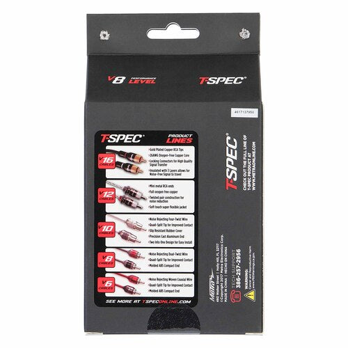 T-Spec V8R6, RCA 2ch 6'