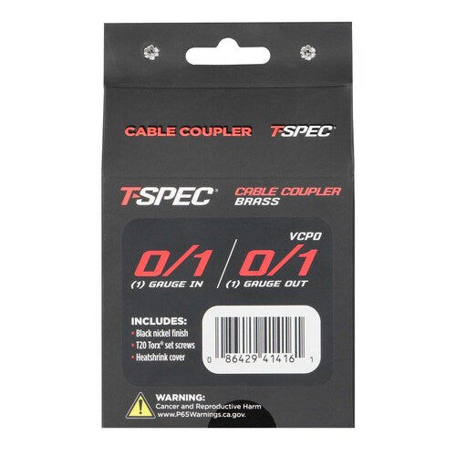 T-Spec VCP0, Coupler 0/1ga Nickel