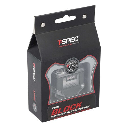 T-Spec VDB1, Dist Block (1)1/0-4ga IN/