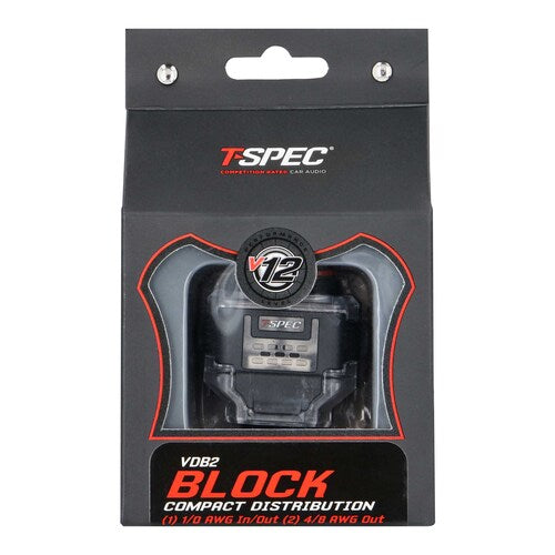 T-Spec VDB2, Dist Block (1)1/0-4ga IN/