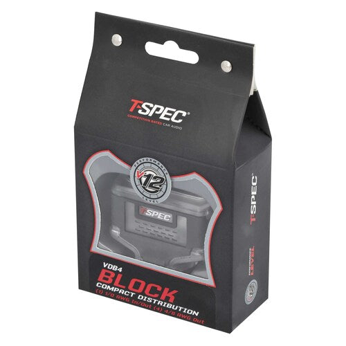 T-Spec VDB4, Dist Block (1)1/0-4ga IN/