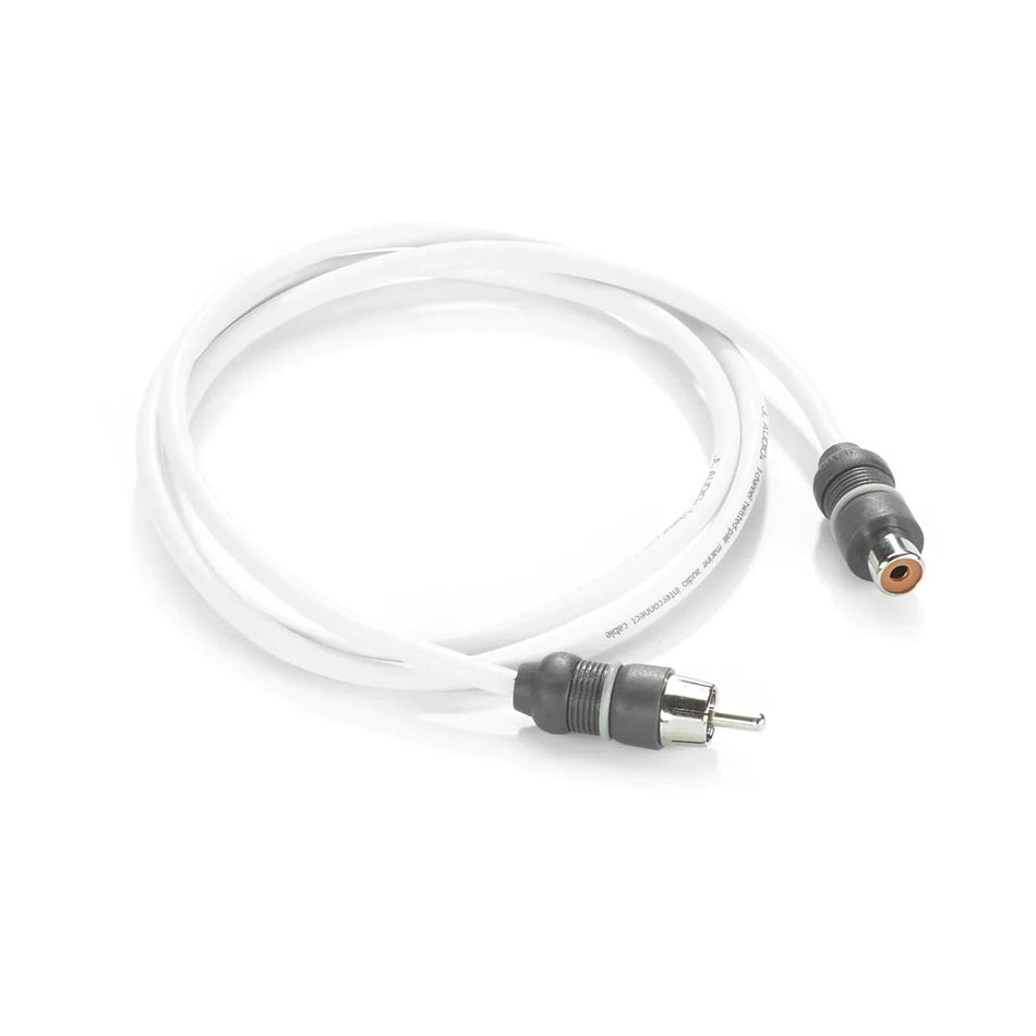 JL Audio XMD-WHTAIC1-3-F, 1 Channel Marine Audio Interconnect Extension with Female and Male RCA End, 3 Ft.