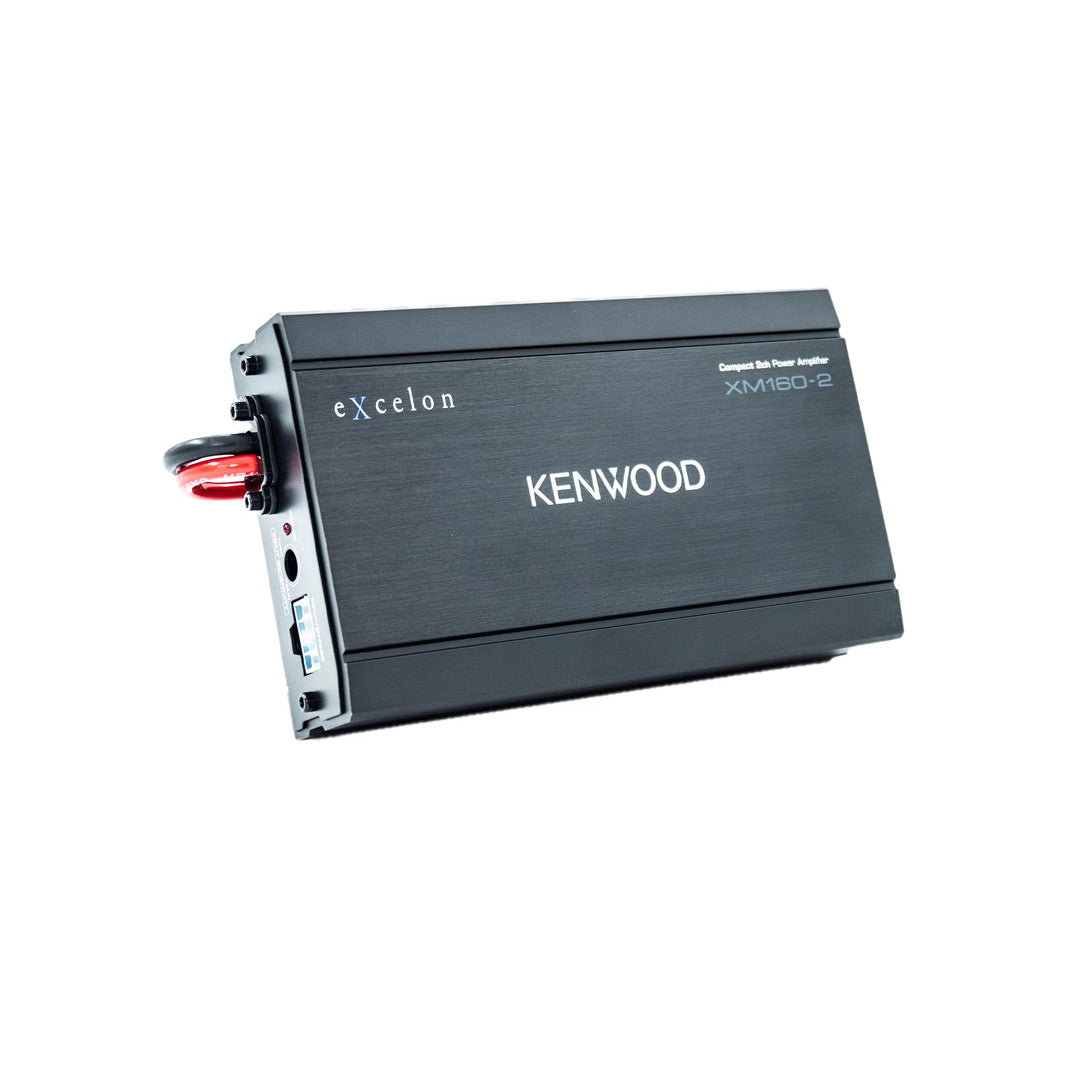 Kenwood XM160-2-98, 2 XM Series 2 Channel Amplifier for 1998-2013 Harley-Davidson Motorcycles