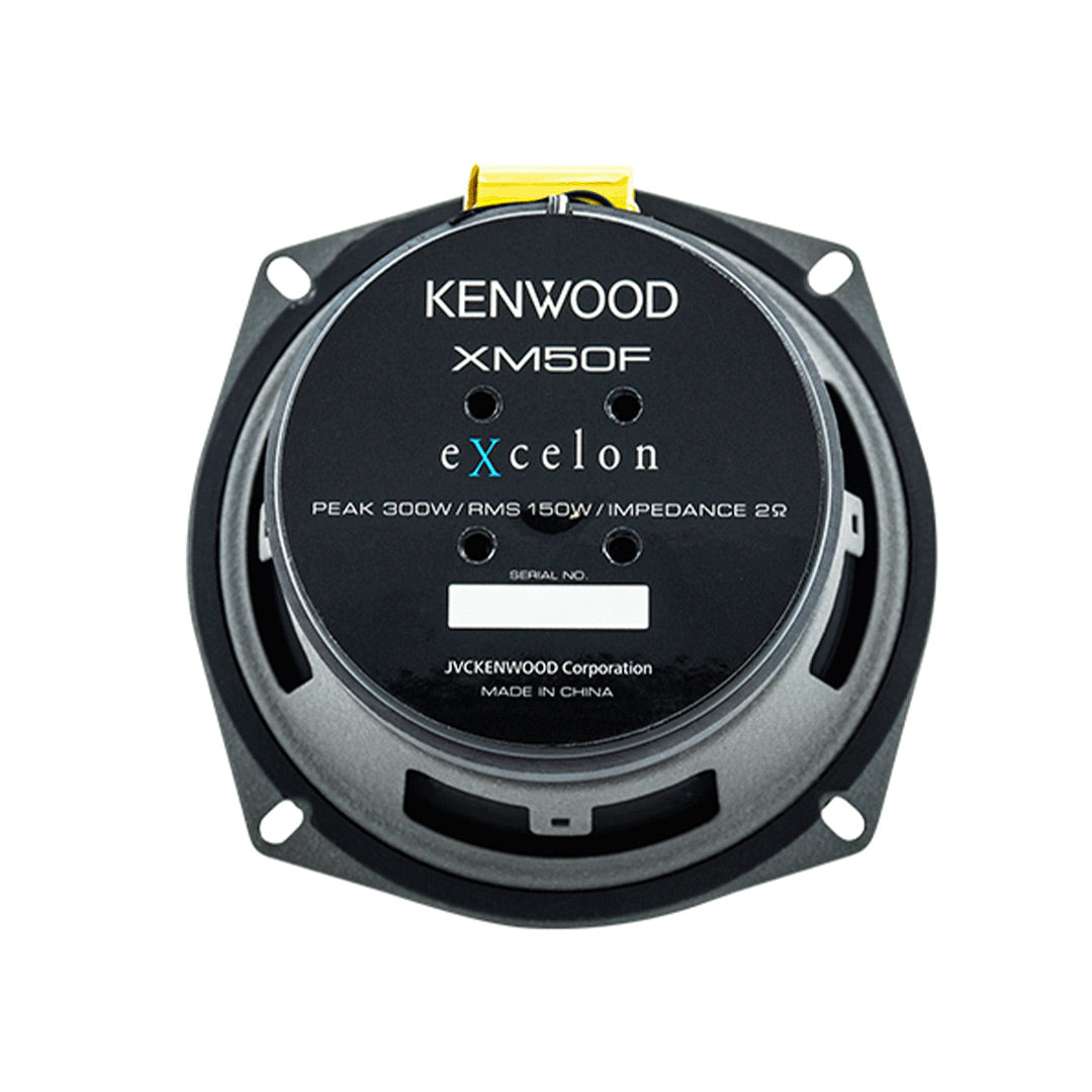 Kenwood XM50F, 5.25" 2-Way Coaxial Speakers for Select 1998-2013 Harley-Davidson Motorcycles (Front)