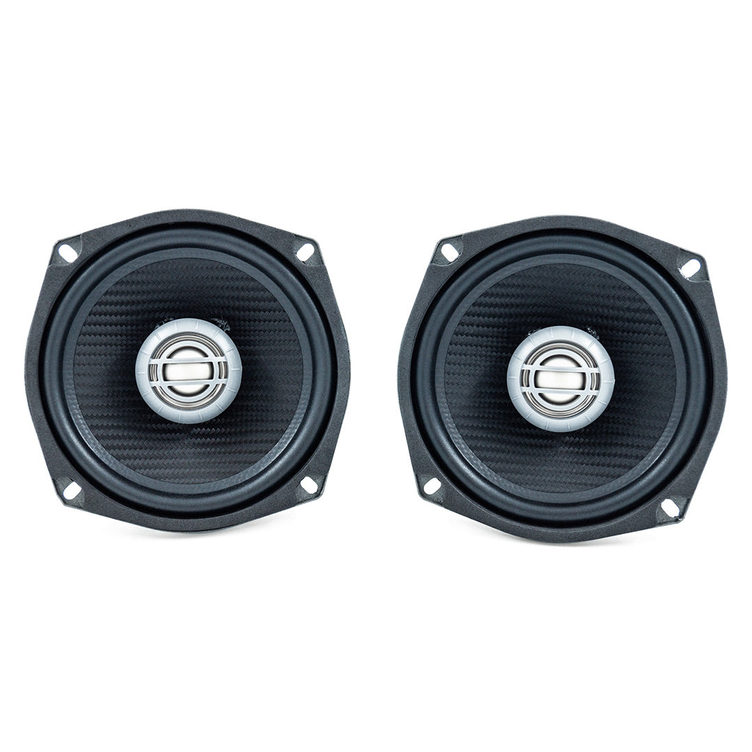 Kenwood XM50F, 5.25" 2-Way Coaxial Speakers for Select 1998-2013 Harley-Davidson Motorcycles (Front)
