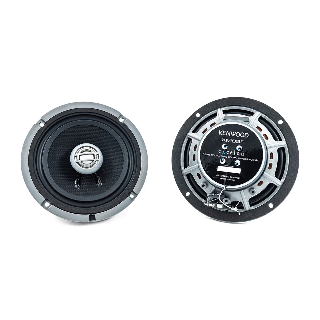 Kenwood XM65FR, 6.5" 2-Way Coaxial Speakers for Select 2014-Up Harley-Davidson Motorcycles (Rear)
